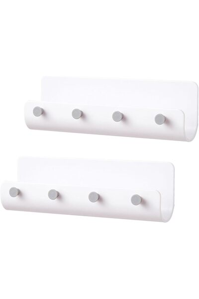 Arabest Key Holder Shelf, Wall Key Holder Hooks Storage,Wall Mounted Coat Rac...