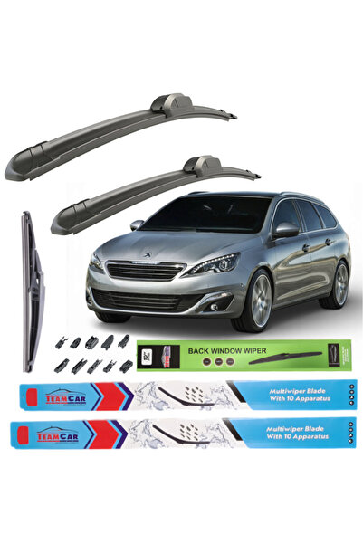 TEAMCAR Ștergătoare de parbriz Peugeot 308 II SW (2013-2017) Set complet