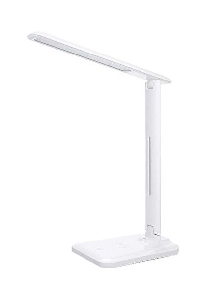Generic Wireless USB Charging Port Desk Lamp White