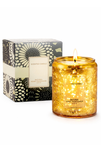 L&Wen شمعة معطرة، شموع فاخرة من شمع الصويا للعلاج العطري، احتراق نظيف لمدة 40...