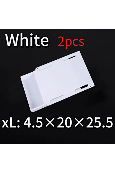 Choice white-XL-2pcs Hidden Storage Box Desk Storage Drawer Self-Adhesive Pla...