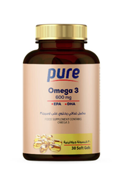 PURE PHARMA Pure Omega-3 600 mg – 30 Capsules
