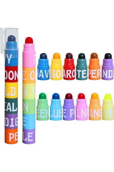 Arabest Thick Stacking Crayons, Party Favor Bags, Festive Gifts, Art Supplies...