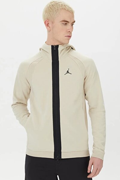 Nike Jordan Dri-Fit Sport Full-Zip Hoodie Men's Sweatshirt Cream