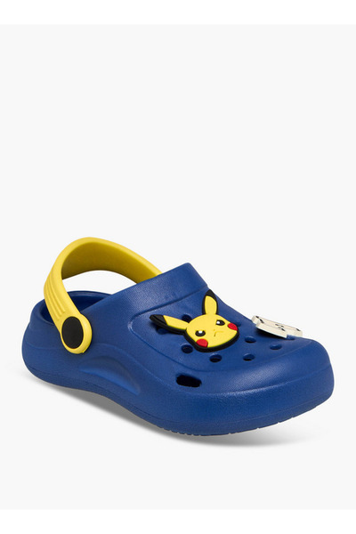 Pokemon صندل خشبي للأولاد مزين بتفاصيل ساحرة على شكل بيكاتشو