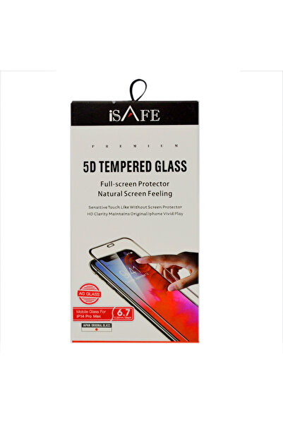 I SAFE واقي شاشة زجاجي عالي الدقة غير لامع من iSAFE لهاتف iPhone 14 Pro Max