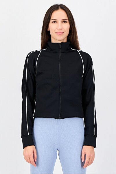adidas Women Sportswear Fit Long Sleeve Outdoor Jackets, Black