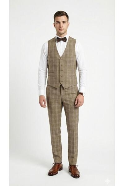 Plus Scorpion Men's 3-piece costume - vest, pants, jacket