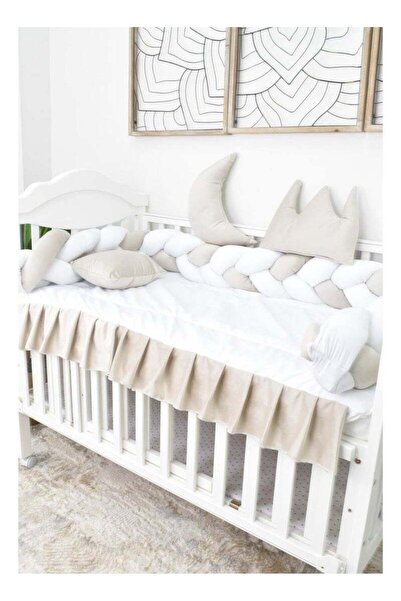 Fun Moment 6-Piece Baby Crib Rail Set with Spiral Bumpers
