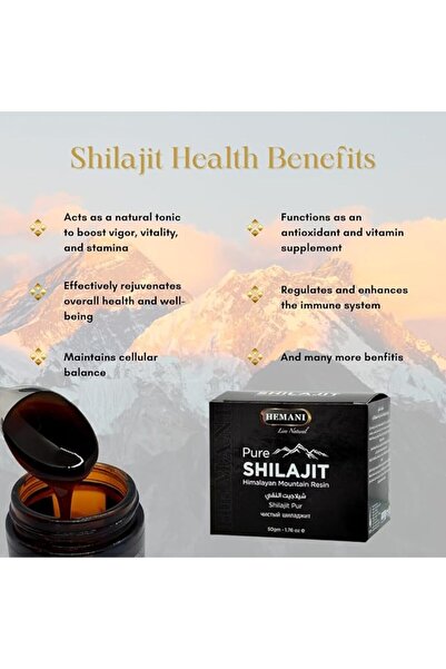 Herbal Essences Hemani Pure Shilajit Himalayan Resin 50 g