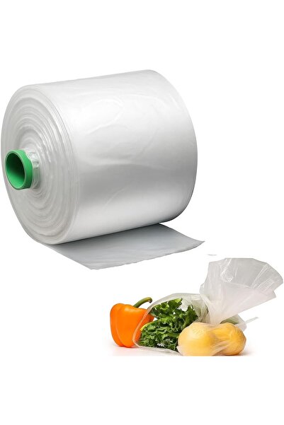 Generic أكياس بلاستيكية شفافة لتخزين الخضراوات والفواكه، وزن 1.5 كجم، متينة و...