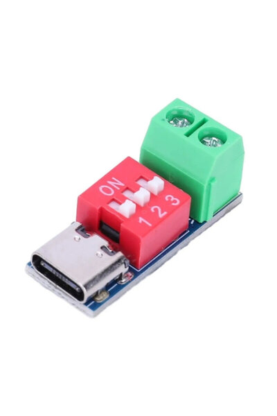 Motorobit MRA193A Type-C PD 9V 12V 15V 20V Hızlı Şarj Trgiger Modülü