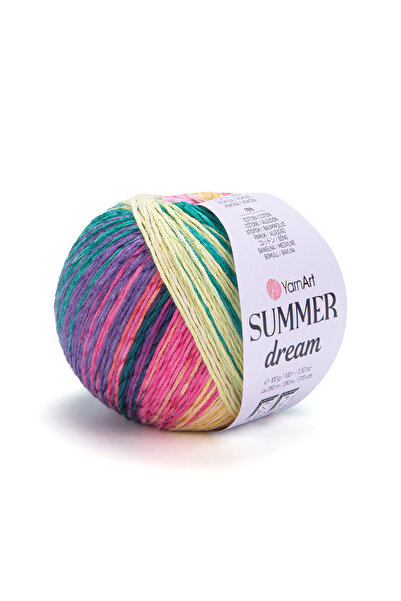Yarnart Summer Dream %70 Pamuk %30 Viskon – 100 g 350 m İnce Yazlık Örgü İpi-...