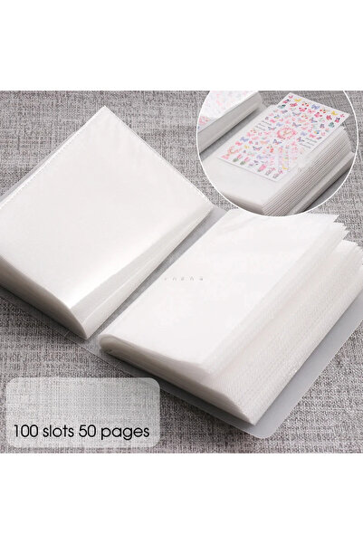 Choice 2012 Nail Sticker Storage Manual Large Capacity Storage Blank Page Des...