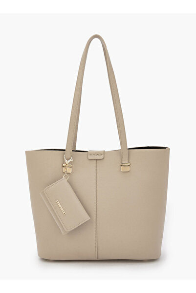 Flora Bella by Shoexpress Double Handle Tote Bag with Detachable Pouch - H 28...