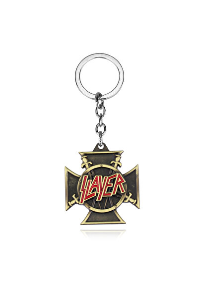 Miniso K069-bronze Famous American Thrash Metal Band SLAYER Necklace Killer T...