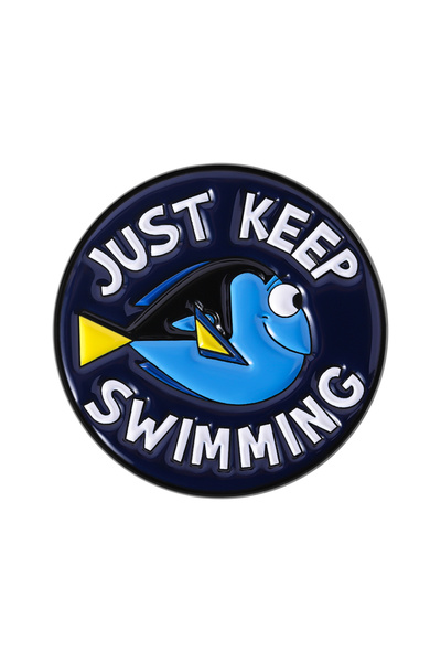 Choice Style 1 Just Keep Swimming Enamel Pin Ocean Animated Movies Characters...
