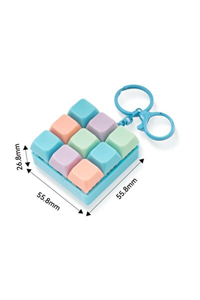 Choice ONESIZE Creative Decompression 9 Keyboard Keychain Toy For Adults Anti...