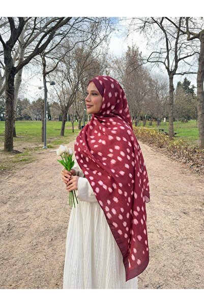 Mira İpek Ceylan Bambi Desenli Pamuk Soft Şal ps206