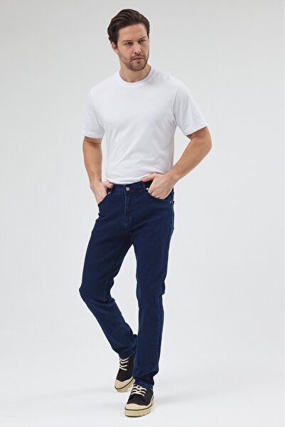 ABOUT US Men's Cotton Straight Fit Stretch Denim Jeans Pants # P0244