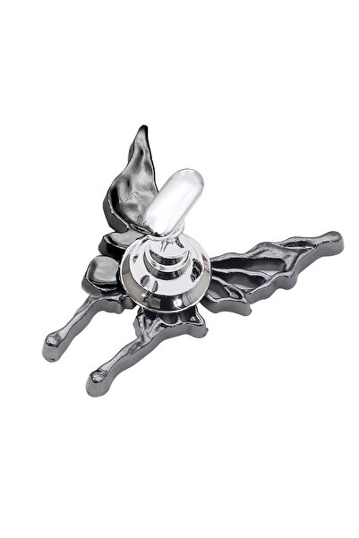 Choice Black Gothic Y2K Butterfly Magnetic Nail Display Stand Wearable Tips A...