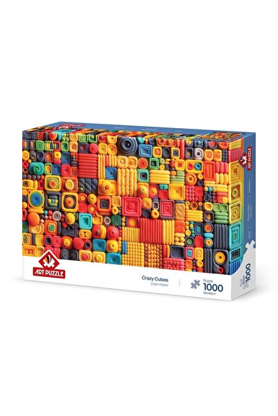 Art Puzzle Crazy Cubes 1000 Piece Puzzle