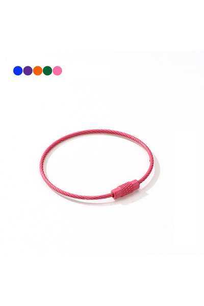 Choice 10 قطع من سلسلة مفاتيح سلكية ملونة من الفولاذ المقاوم للصدأ، 10 قطع من...