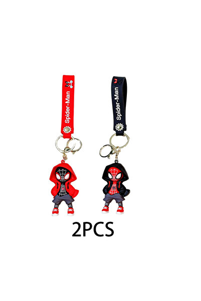 Miniso سلسلة مفاتيح كرتونية لشخصية سبايدرمان من مارفل (KC3857 KC3859)، سلسلة ...