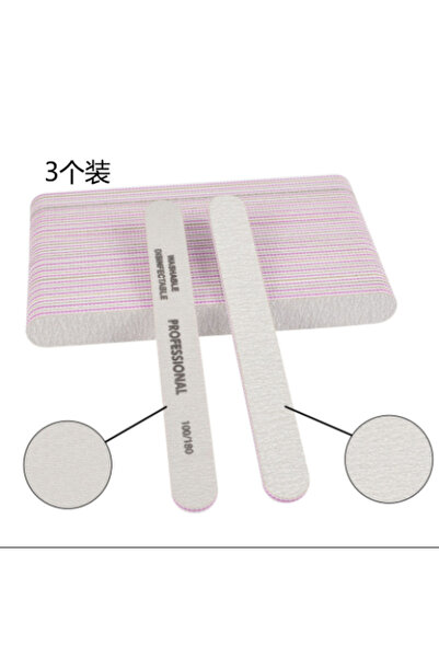 Choice 3pcs 100 180 Grit 3/5/10/25/50PCSNail Files 100 180 EVA Professional T...