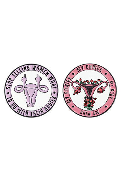 Choice دبابيس مينا على شكل رحم TZ2418، اقتباسات نسوية، دبابيس، شارات طية صدر ...