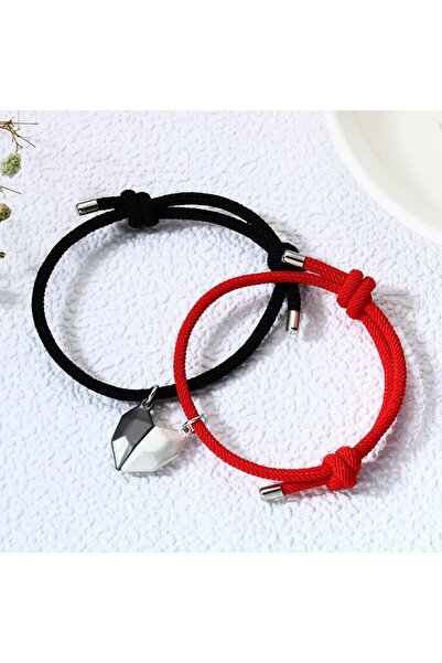 Choice YA0704-1 2PCS/set Love Magnetic Attracts Couple Bracelet Friendship He...