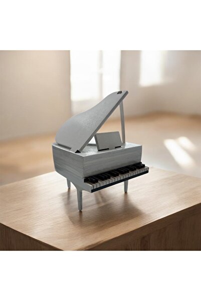 Aurora Masaüstü Minyatür Piyano - Beyaz Renk / Hediyelik