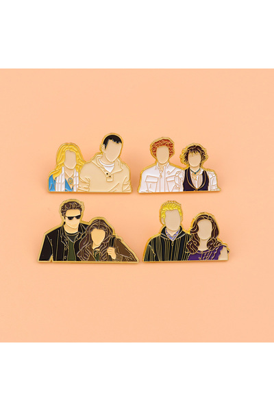 Choice دبوس واحد من مينا مسلسل توايلايت التلفزيوني، بروش مصاصي الدماء للنساء،...