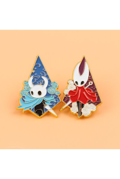 Choice دبوس واحد رائع من المينا بتصميم فارس كرتوني، دبوس لعبة أنمي للنساء، دب...