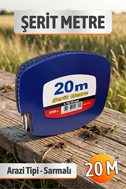Badem10 Arazi Tipi Makaralı Sarmalı Sistem BTS12362 (20 METRE) Lacivert Şerit...