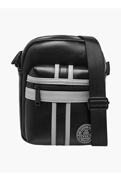 Lee Cooper Panelled Crossbody Bag with Zip Closure