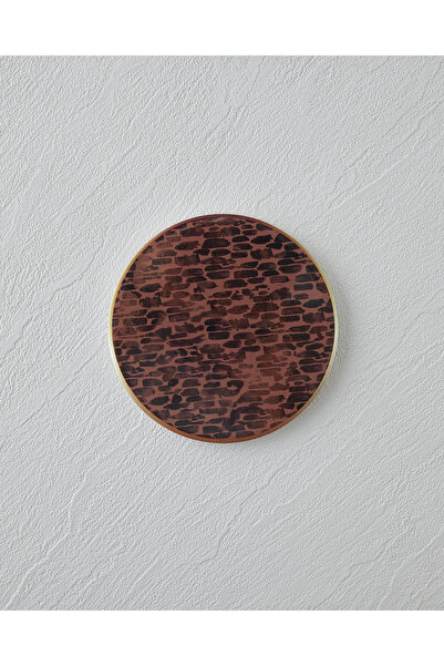 English Home Leoterra Seramik Bardak Altlığı 11 cm Kahverengi