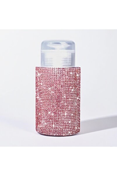 Choice8 زجاجة مزيل طلاء أظافر سائل قابلة لإعادة التعبئة سعة 200 مل، لون وردي،...