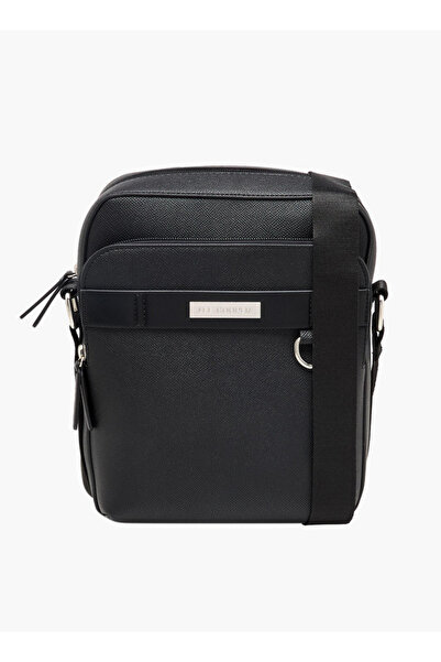 Lee Cooper Solid Crossbody Bag with Adjustable Strap