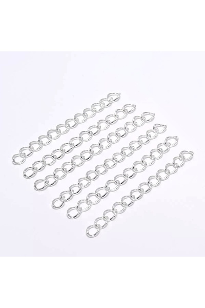 Choice 5 cm Silver 100pcs/lot 50mm 70mm Necklace Extension Chain Bulk Bracele...