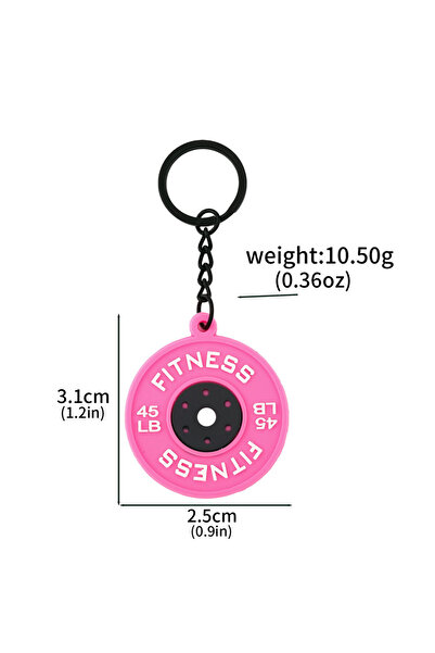 Choice K00925-07 New Fitness Equipment Barbell Keychain DlY Soft Dumbbell Fit...