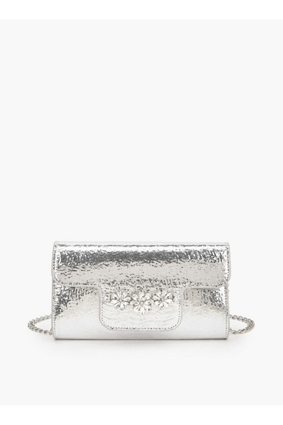 Flora Bella by Shoexpress Embellished Clutch with Chain Strap Ramadan Collect...