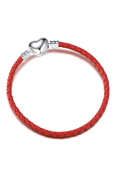 Choice 17cm AG3363 Double Circle Love Leather Rope Bracelet PU Basic Chain Ac...
