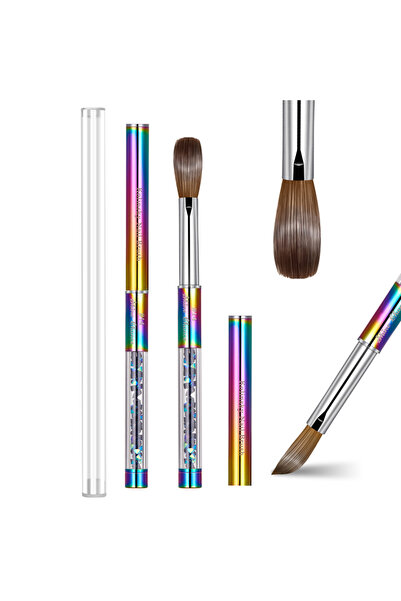 Choice SC018-14 فرشاة أظافر أكريليك مصنوعة من شعر السمور الكولينسكي بنسبة 100...