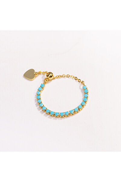 Choice خواتم فاخرة من الزركون الأزرق والذهبي، قابلة للتعديل، للنساء والرجال، ...