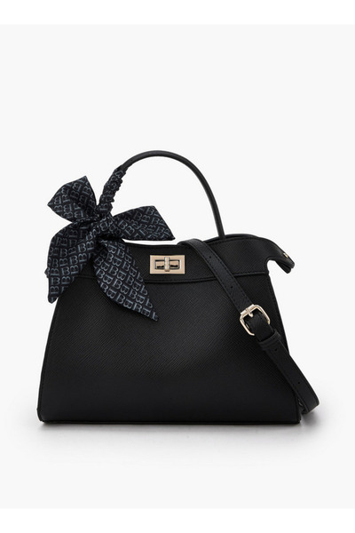 Flora Bella by Shoexpress حقيبة يد مزينة بوشاح وحزام كتف قابل للفصل - ارتفاع ...