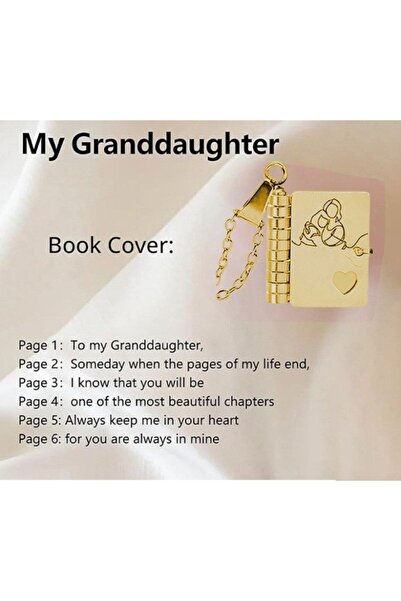 Choice قلادة كتاب قابلة للفتح من لينيك، تصميم "نجمتي الصغيرة"، هدية مثالية لل...