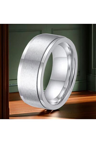 Choice Steel color 7 Stainless Steel Rings for Men Women 8MM Wedding Band Rin...