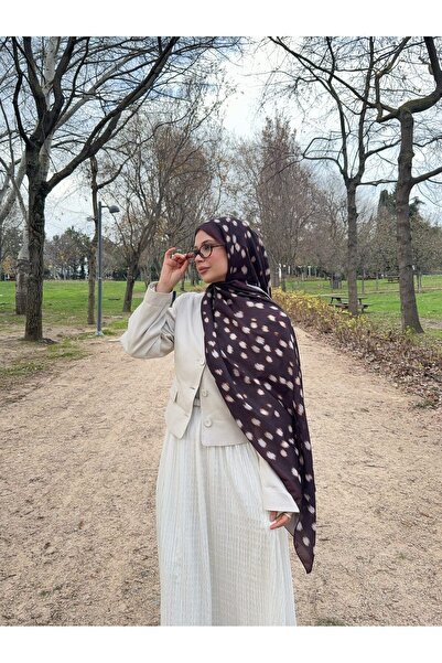 Mira İpek Ceylan Bambi Desenli Pamuk Soft Şal ps200