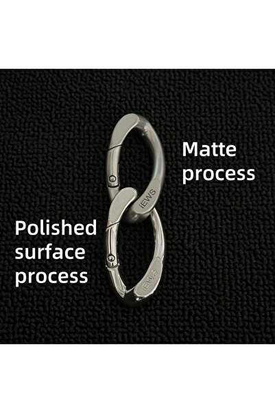 Choice polished process A1 1 Metal Cuban Link Clasp Pendant, Keychain Charm, ...